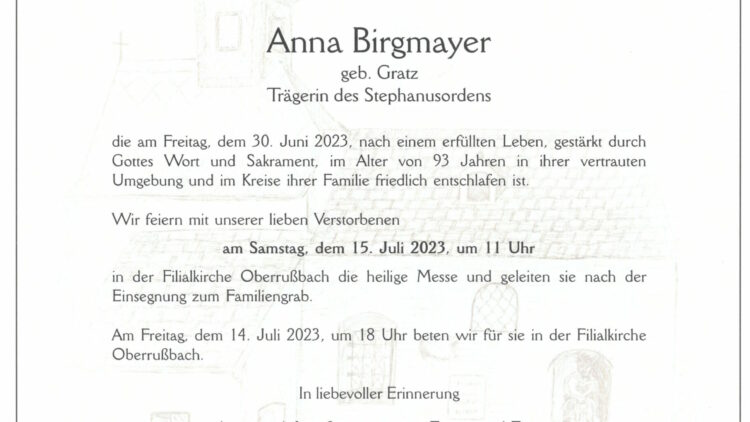 Anna Birgmayer
