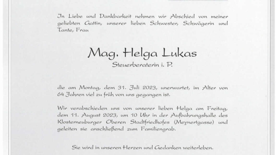 Mag. Helga Lukas
