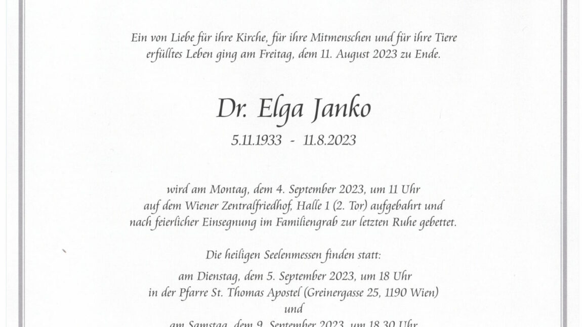 Dr. Elga Janko