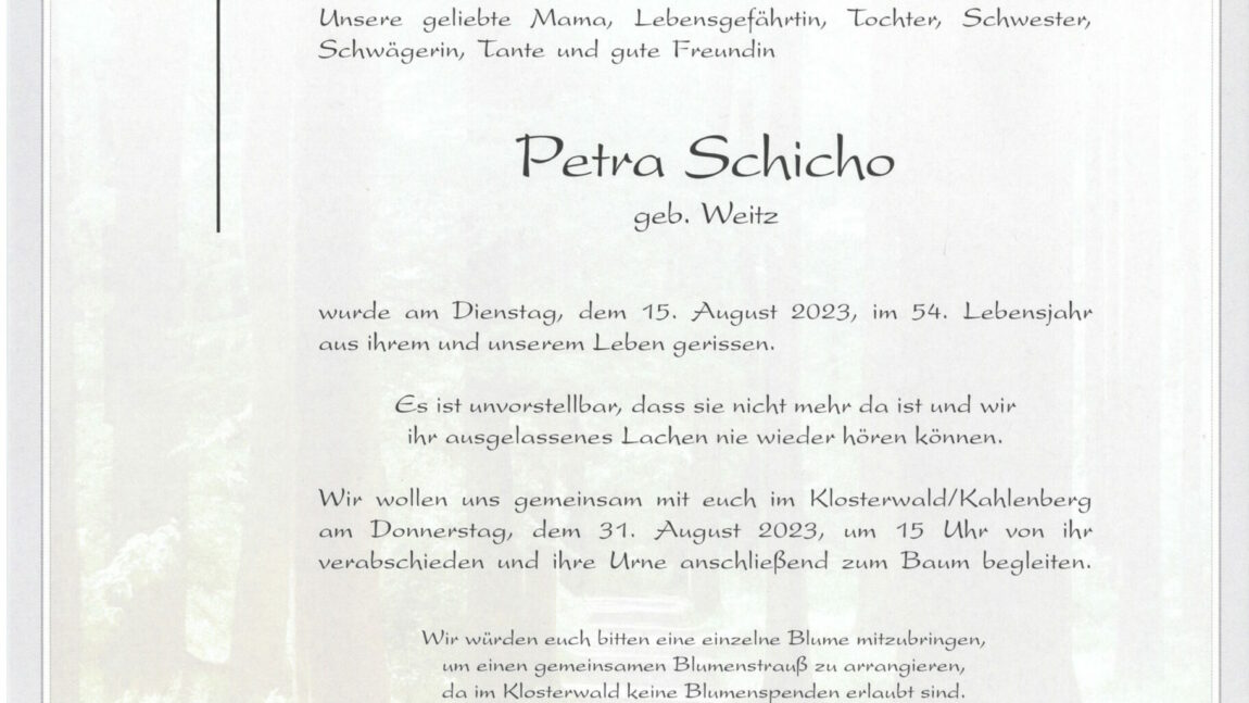 Petra SCHICHO