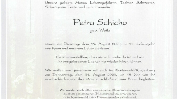 Petra SCHICHO