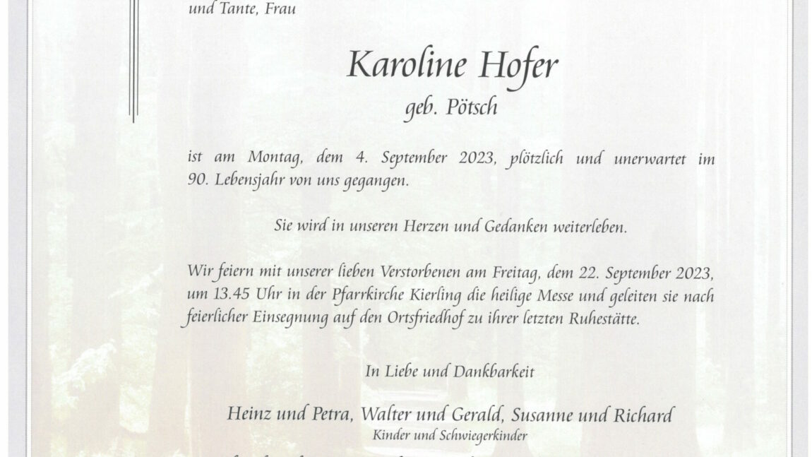 Karoline Hofer
