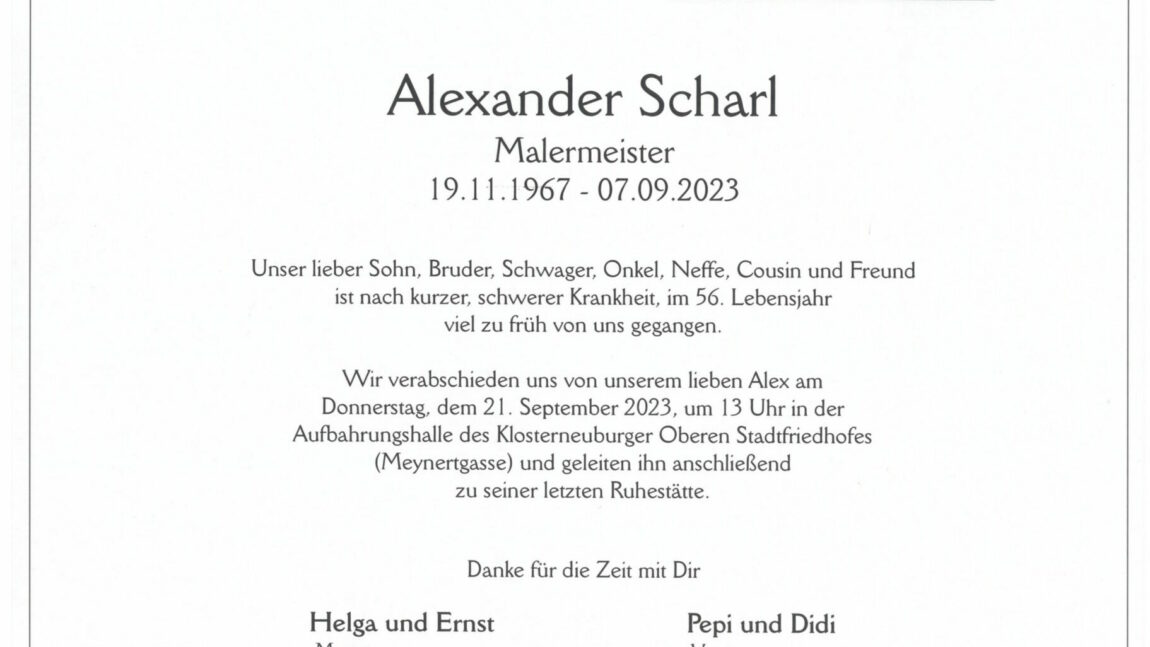 Alexander Scharl