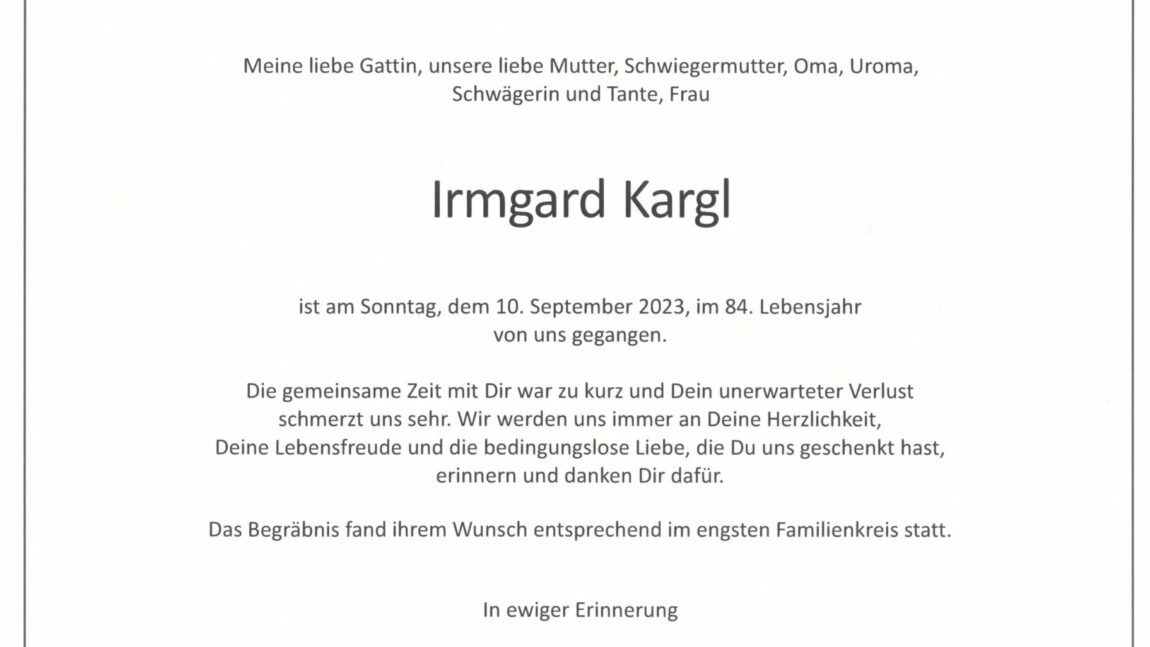 Irmgard KARGL