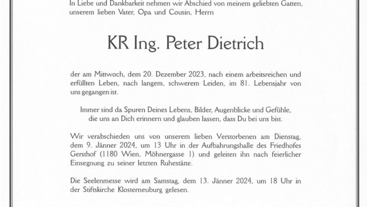 KR Ing. Peter Dietrich