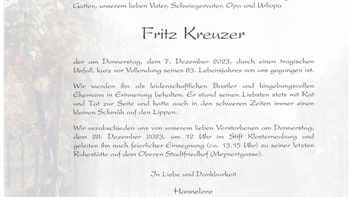 Fritz Kreuzer