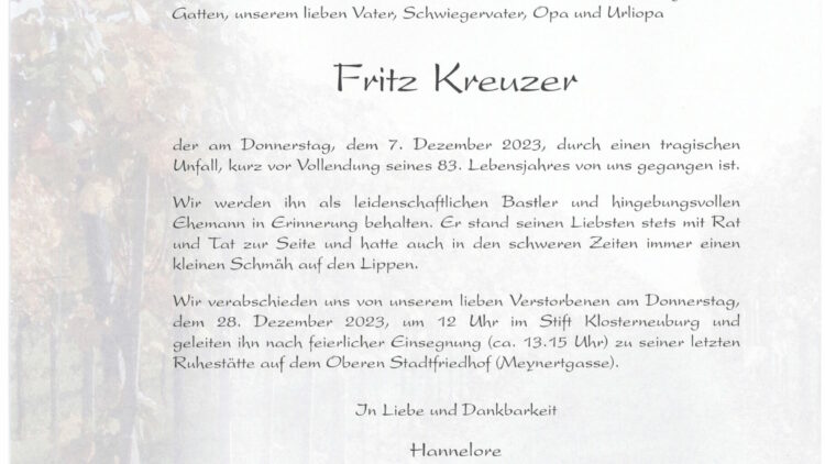 Fritz Kreuzer