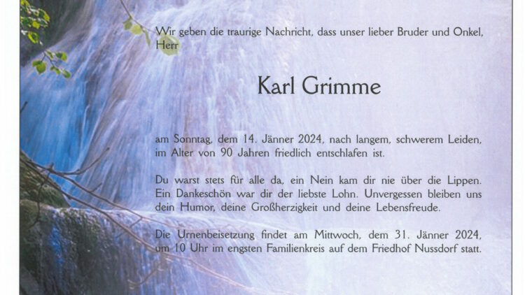 Karl Grimme