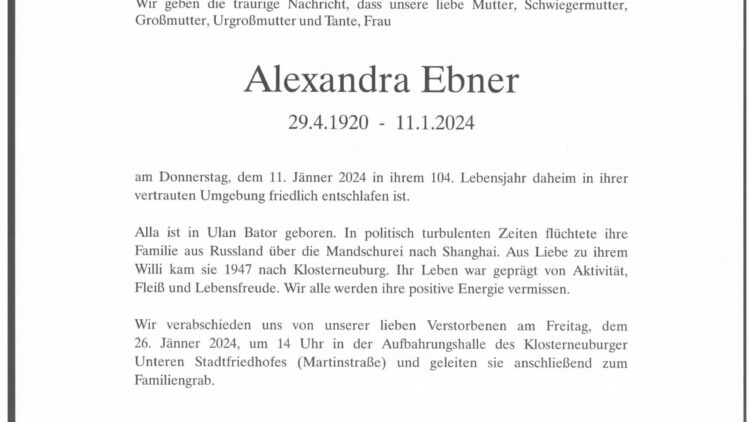 Alexandra EBNER