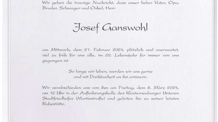 Josef Ganswohl