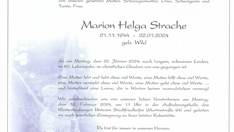 Strache Marion Helga