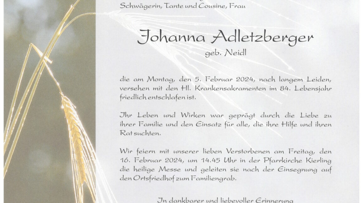 Johanna Adletzberger