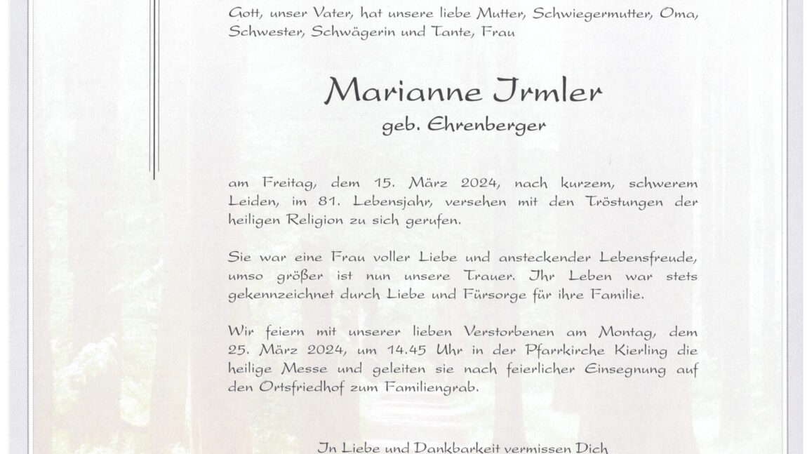 Marianne IRMLER