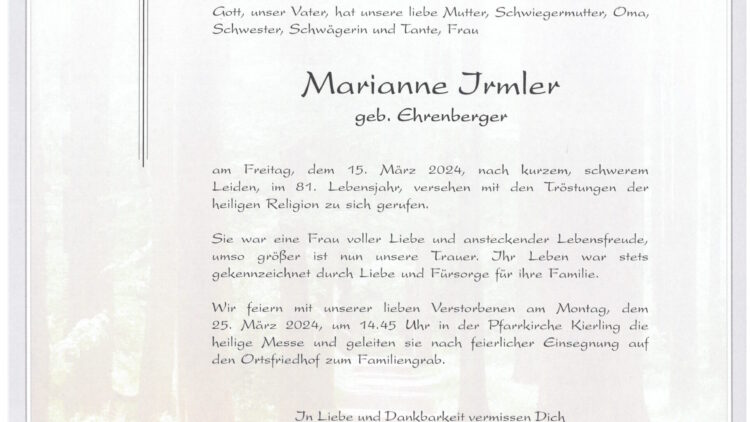 Marianne IRMLER