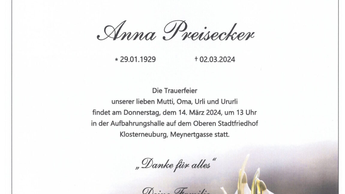 Anna PREISECKER