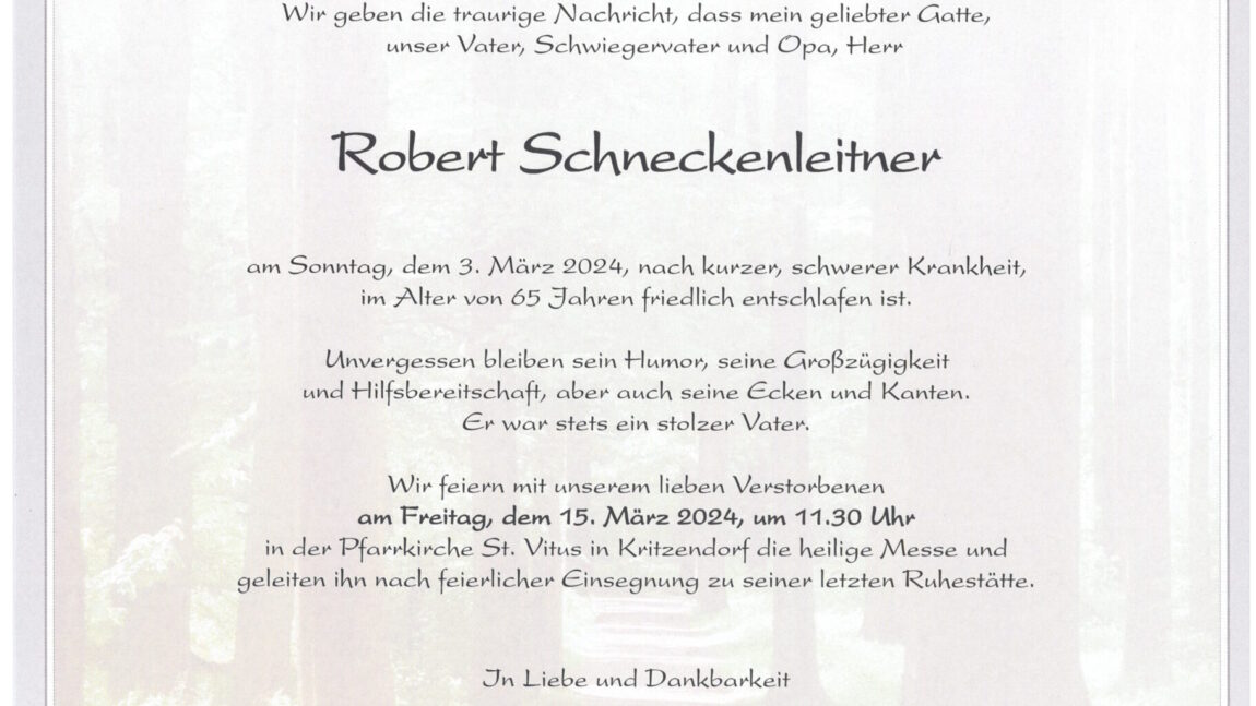 Robert Schneckenleitner